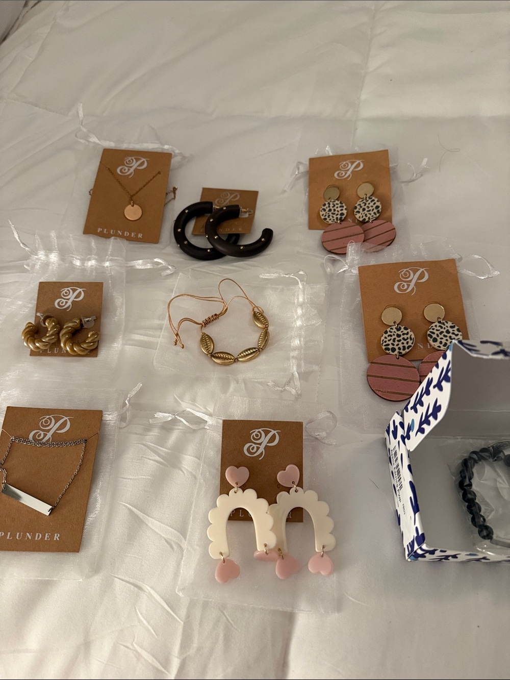 Plunder Pink, Gold and Black Kids Jewelry Set